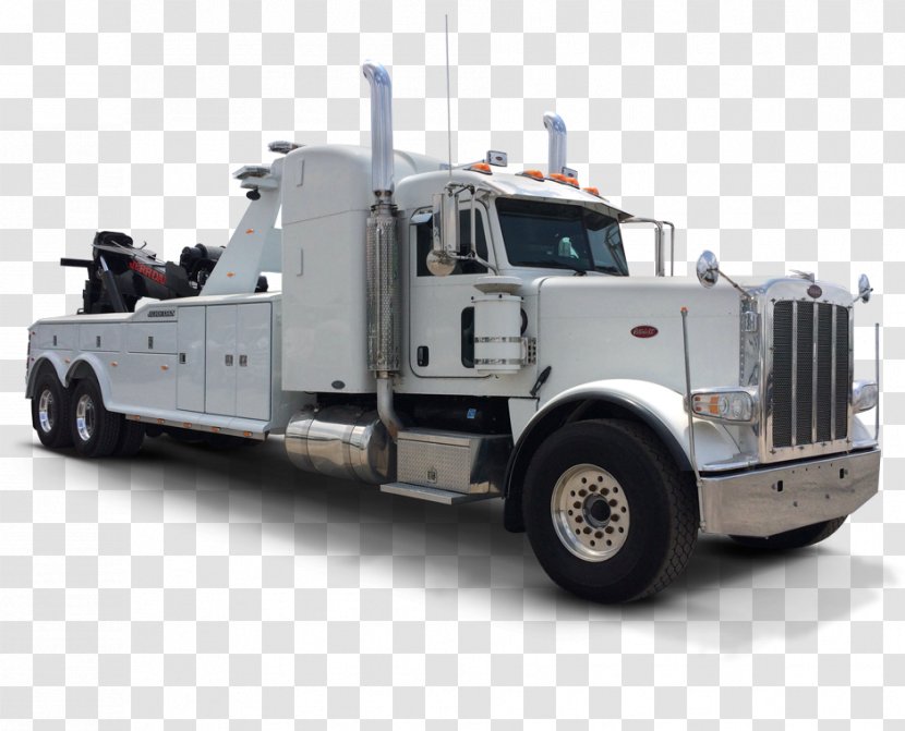 Car Tow Truck Semi-trailer Towing - Heap Transparent PNG