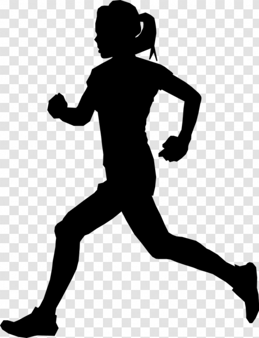 Silhouette Running Clip Art - Shoe Transparent PNG