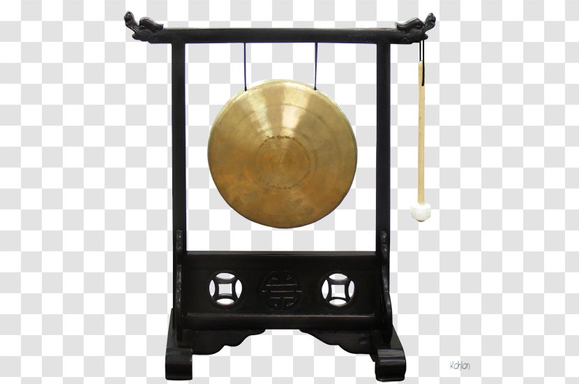 Gong China Mallet Wood Brass - French Horns Transparent PNG