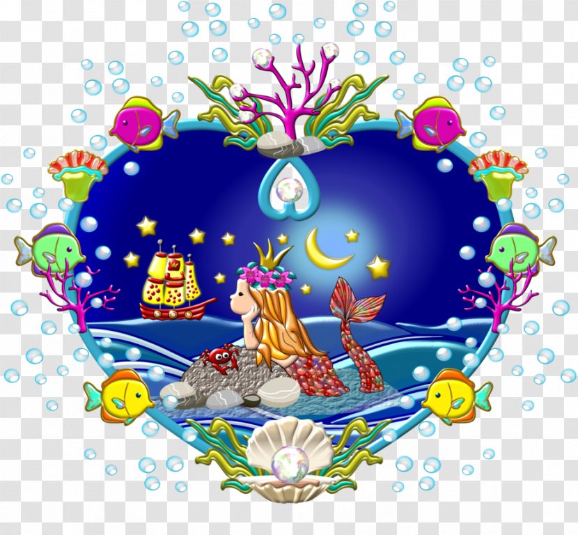 Illustration Desktop Wallpaper Flower Computer Text Messaging - Fantasy Mermaid Transparent PNG