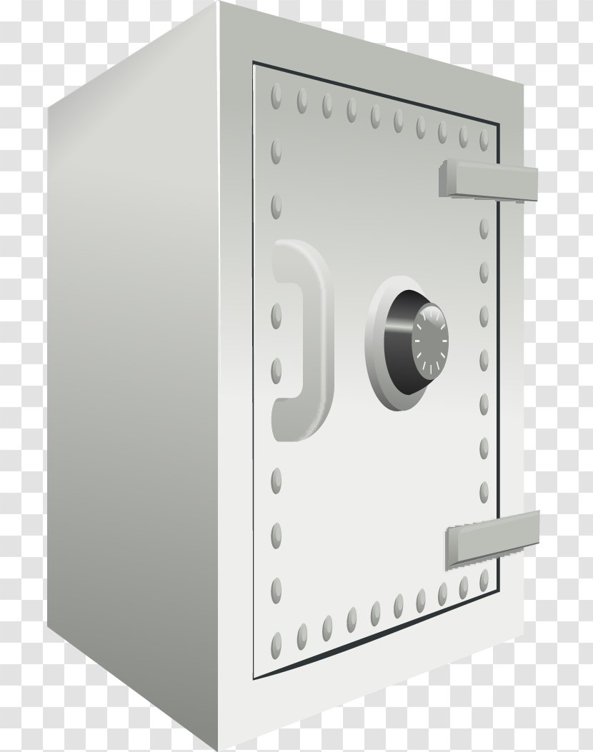 Safe Clip Art - Deposit Box - Vector Transparent PNG