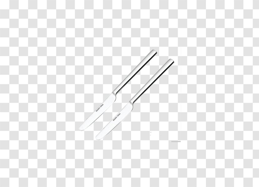 Black And White Pattern - Stainless Steel KnivesCutlery Steak Knife Transparent PNG
