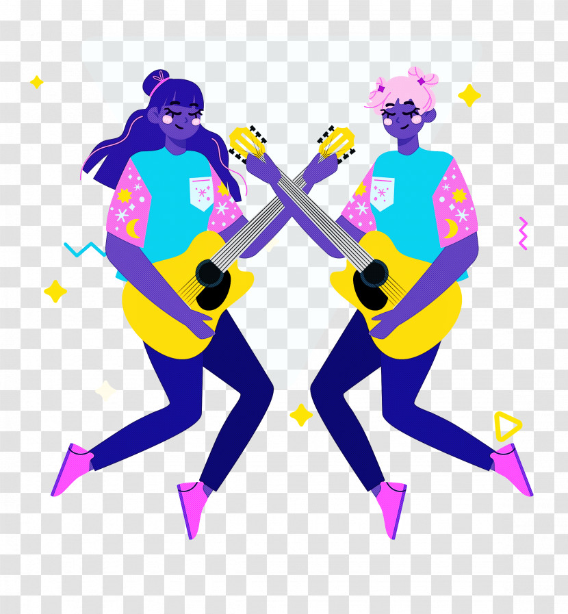 Music Guitar Party Time Transparent PNG