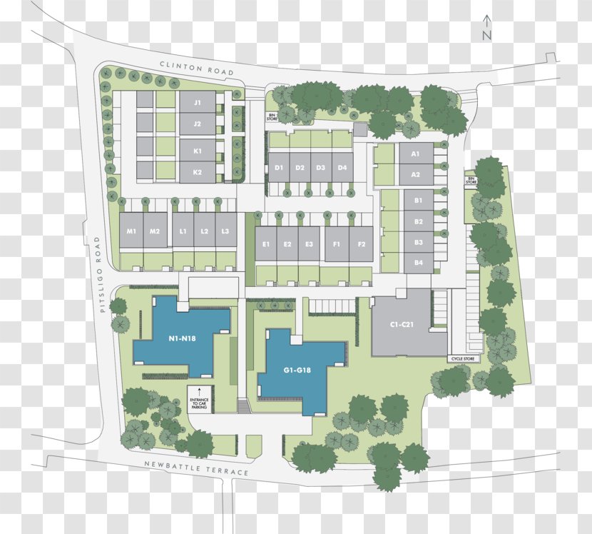 Mixed-use Urban Design House Floor Plan Suburb - Property Transparent PNG