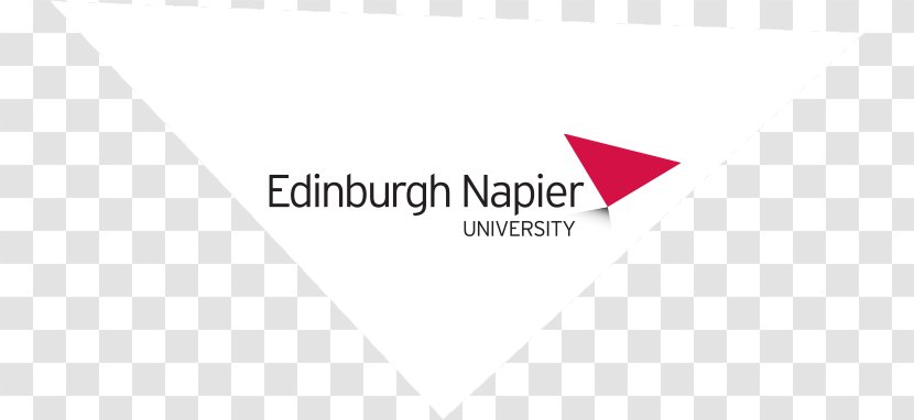 Edinburgh Napier University Paper Logo Brand - Triangle Transparent PNG