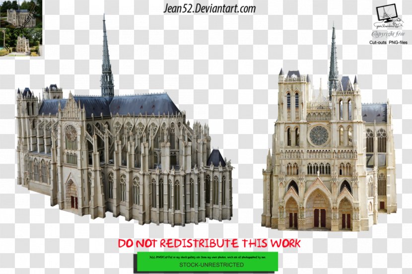 Amiens Cathedral Photography - Facade Transparent PNG