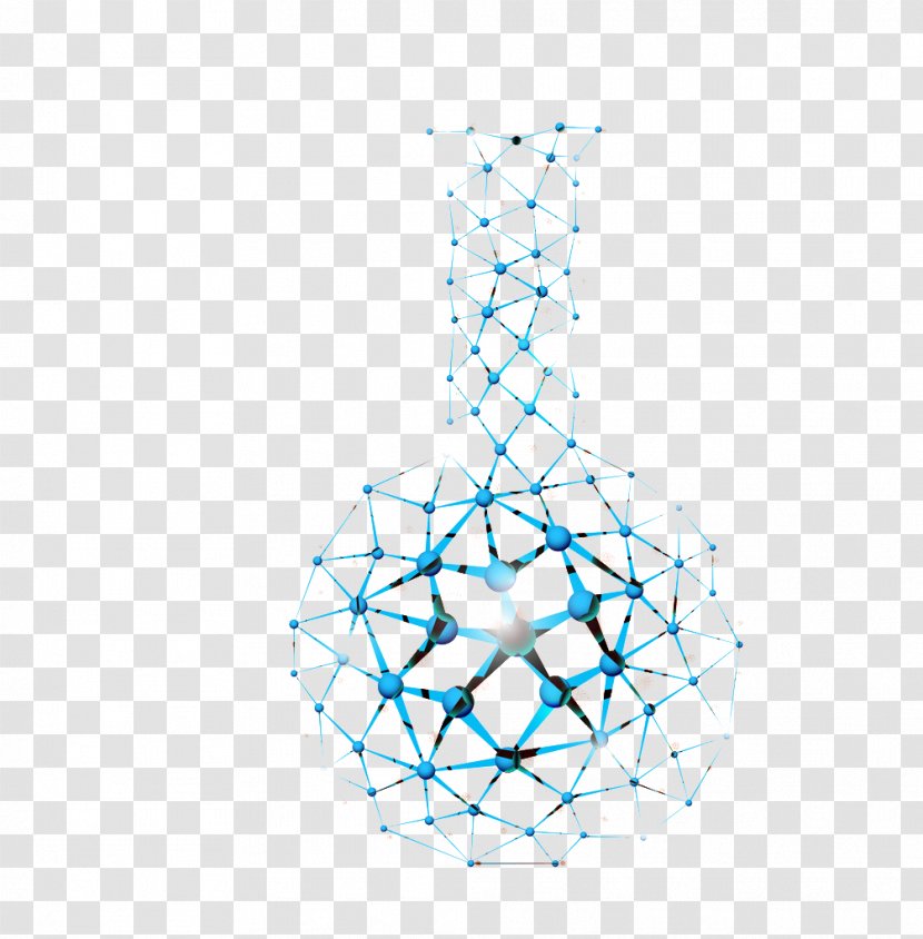 Structure Molecular Geometry Symmetry Molecule Pattern - Chemical Element - Bottle-like Transparent PNG