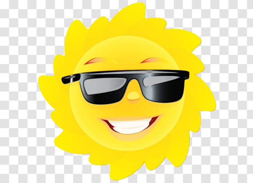 Sunglasses - Head Emoticon Transparent PNG