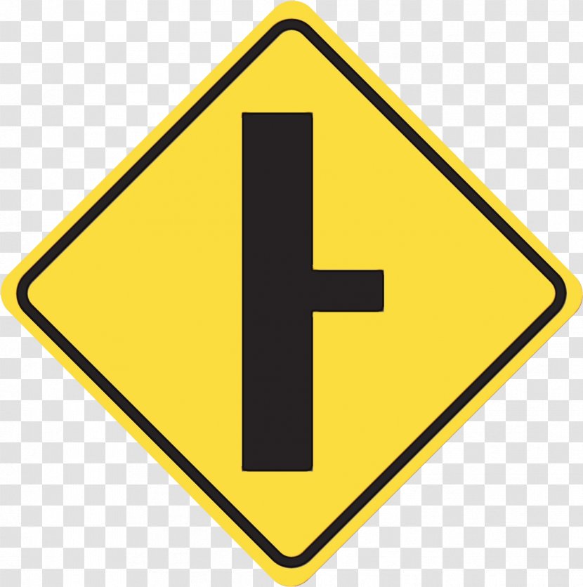 Road Cartoon - Symbol - Signage Yellow Transparent PNG