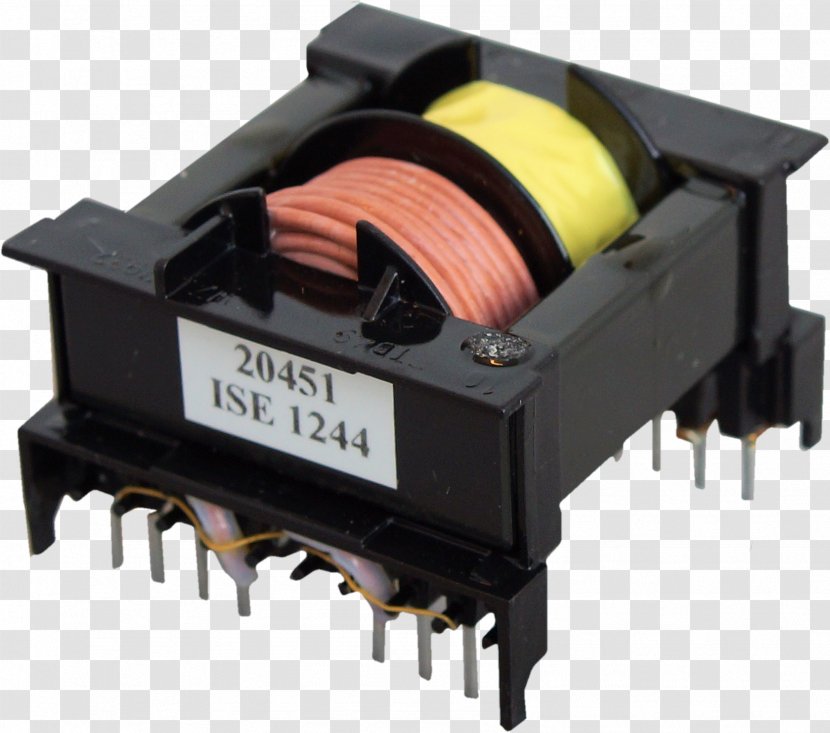 Toroidal Inductors And Transformers Switched-mode Power Supply Electromagnetic Coil - Ferrite Core - Current Transformer Transparent PNG