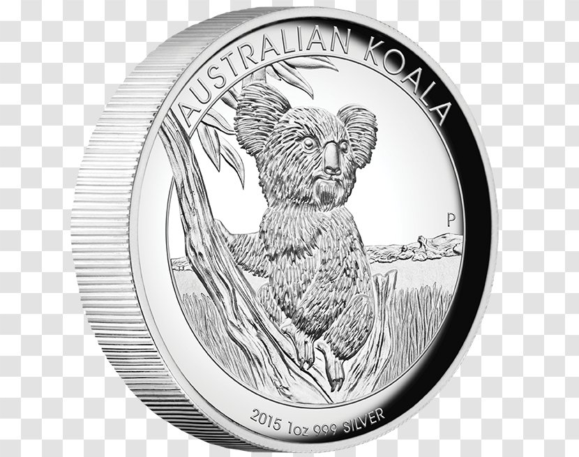Koala Cartoon - Silver - Money Currency Transparent PNG