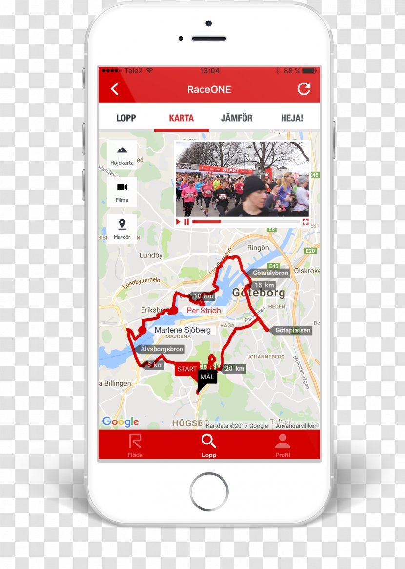 Stockholm Marathon Smartphone Göteborgsvarvet Meryl Mikal Design - Phone Film Transparent PNG