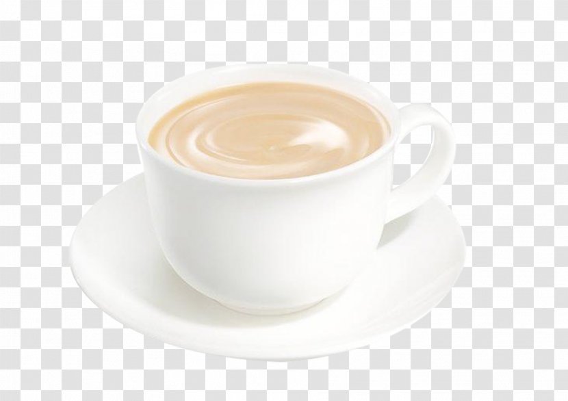 White Coffee Cappuccino Ristretto Latte Cuban Espresso - Flat - Milk Tea Tribute Transparent PNG
