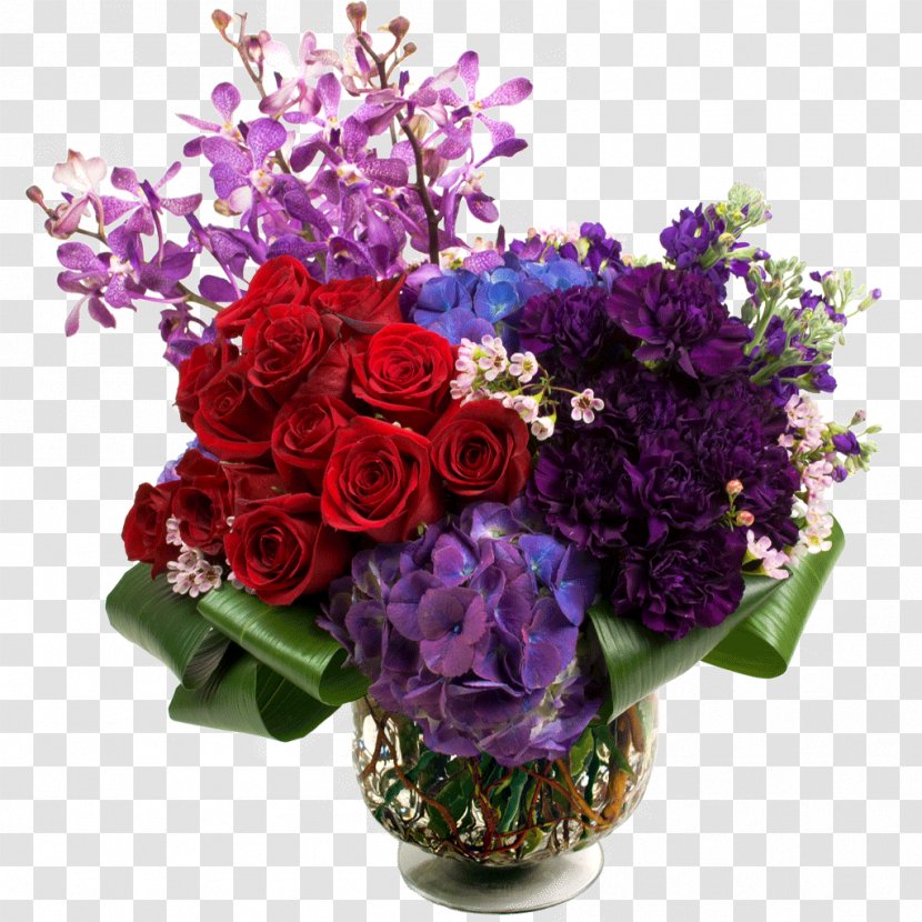 Flower Bouquet Cut Flowers Floral Design Floristry - Rose Order - Hydrangea Transparent PNG