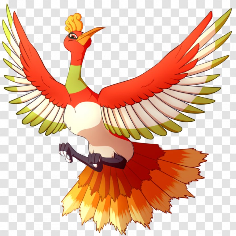 Ho-Oh Pokémon GO Drawing DeviantArt - Digital Art - Pokemon Transparent PNG