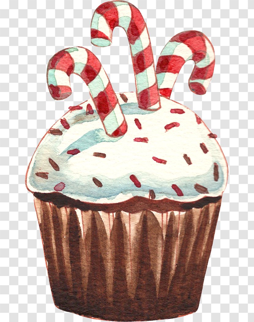 Cupcake Basket Baking - Food - Cup Transparent PNG