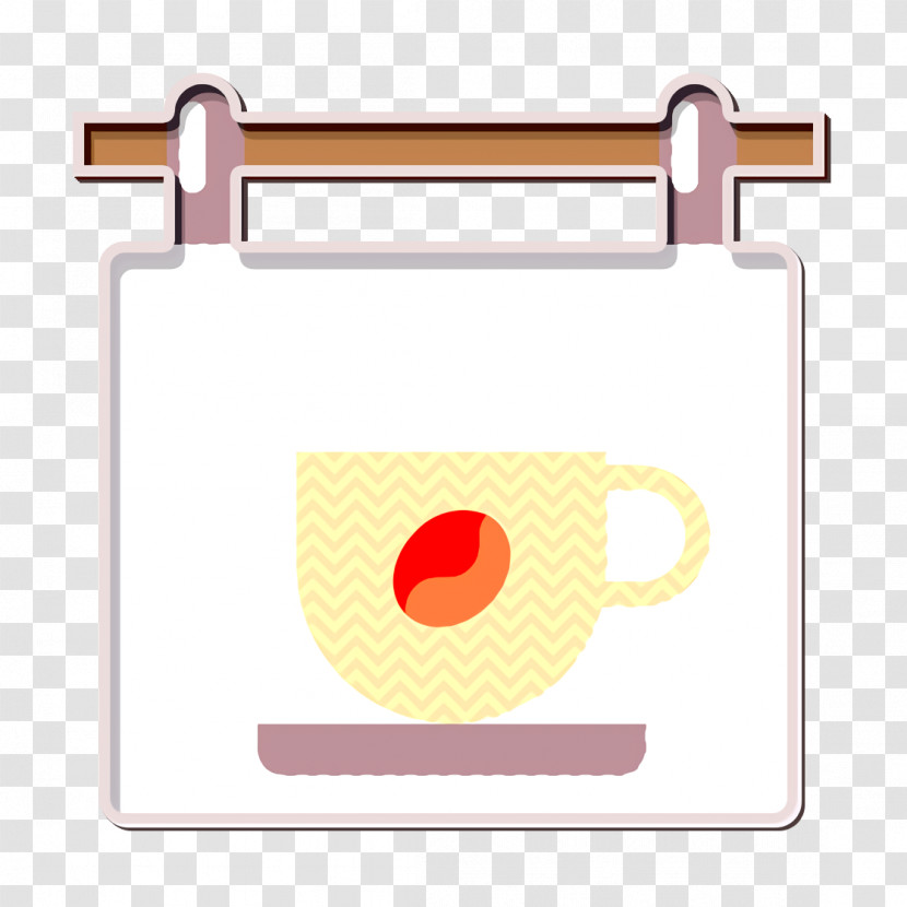 Signboard Icon Coffee Shop Icon Transparent PNG