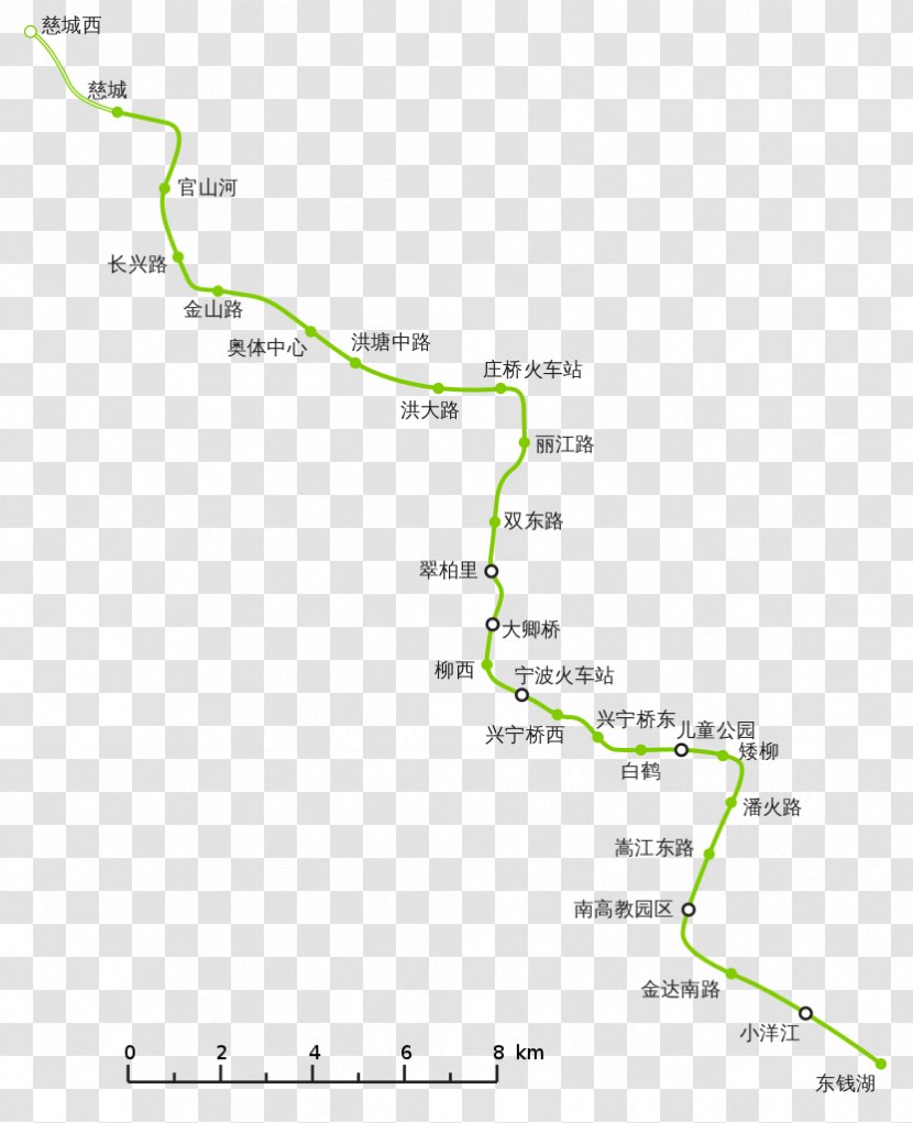 Ningbo Rail Transit Cicheng Station Line 4 Rapid Transparent PNG