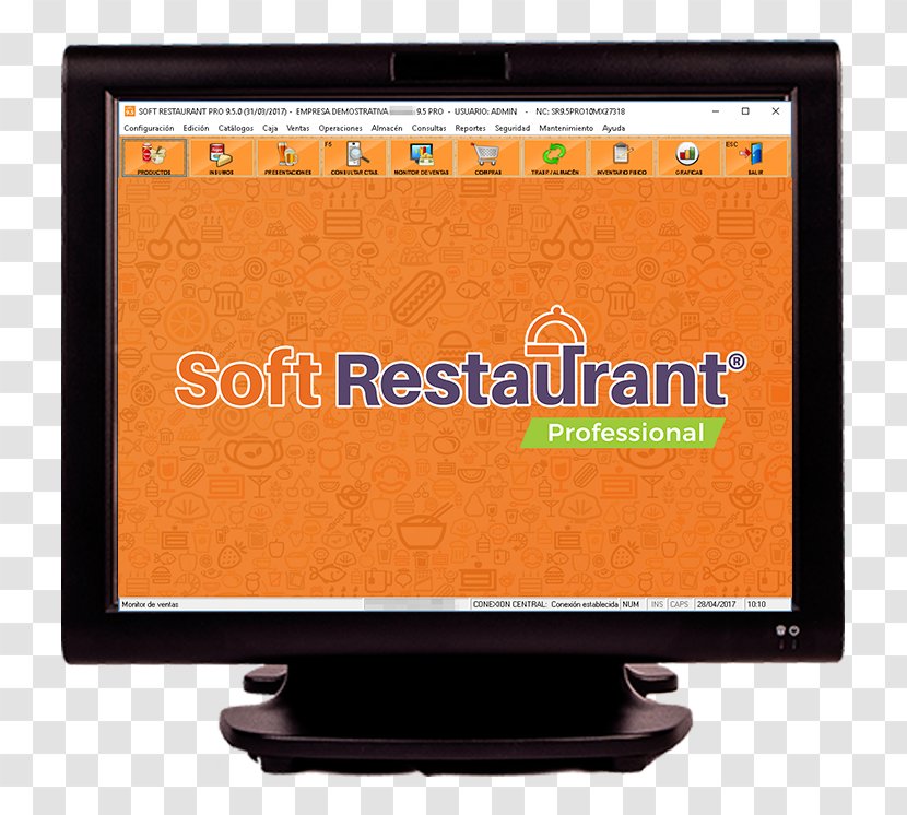 Computer Software Restaurant Management License Point Of Sale - Display Device - Consult Transparent PNG