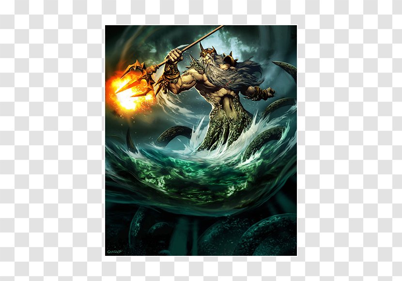 Poseidon Hades Zeus Mythology Mount Olympus - Silhouette - Poseiden Transparent PNG