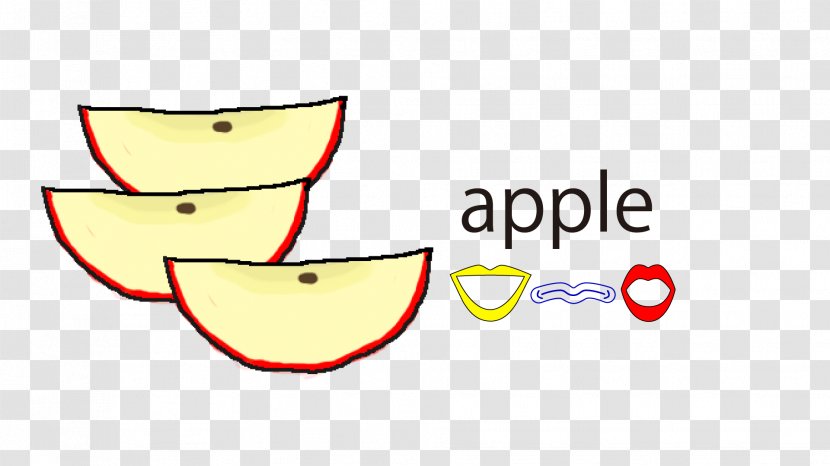 Logo Brand Font - Food - Green Apple Slice Transparent PNG