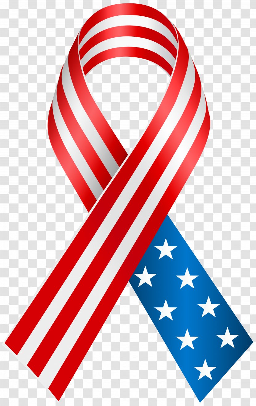 Flag Of The United States Ribbon Clip Art - Banner - USA Transparent PNG