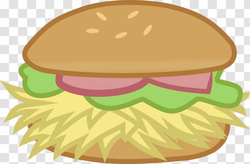 Cheeseburger Clip Art Hamburger Veggie Burger Food - Cartoon Transparent PNG