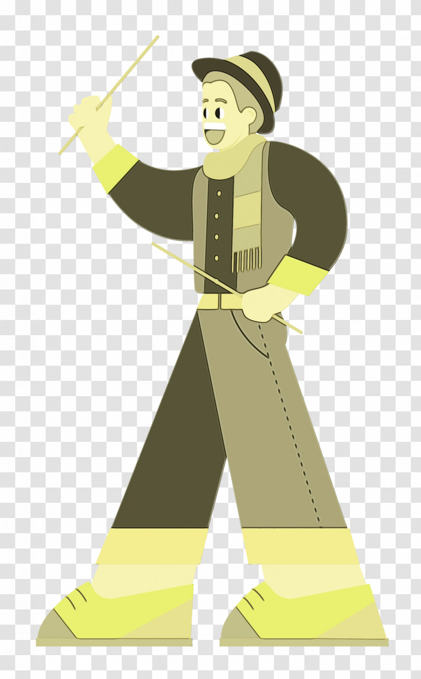 Joint Cartoon Yellow Headgear Male Transparent PNG