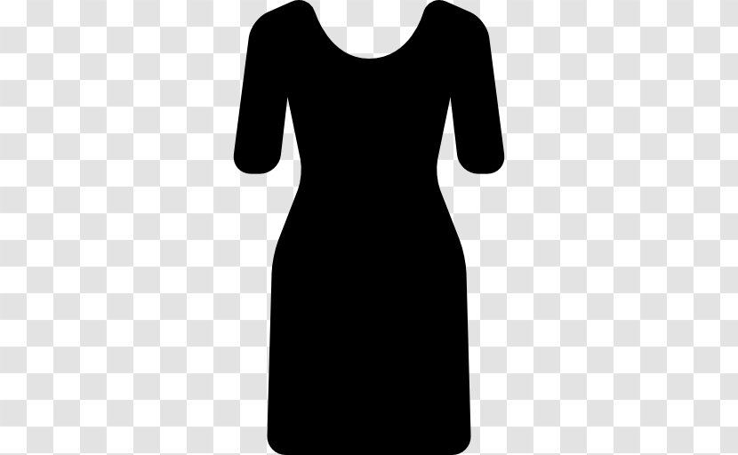 Little Black Dress Fashion Sleeve Transparent PNG