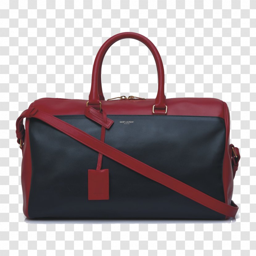 Handbag Leather Baggage Strap Tote Bag - Brand - Yves Saint Laurent Box Lady Transparent PNG