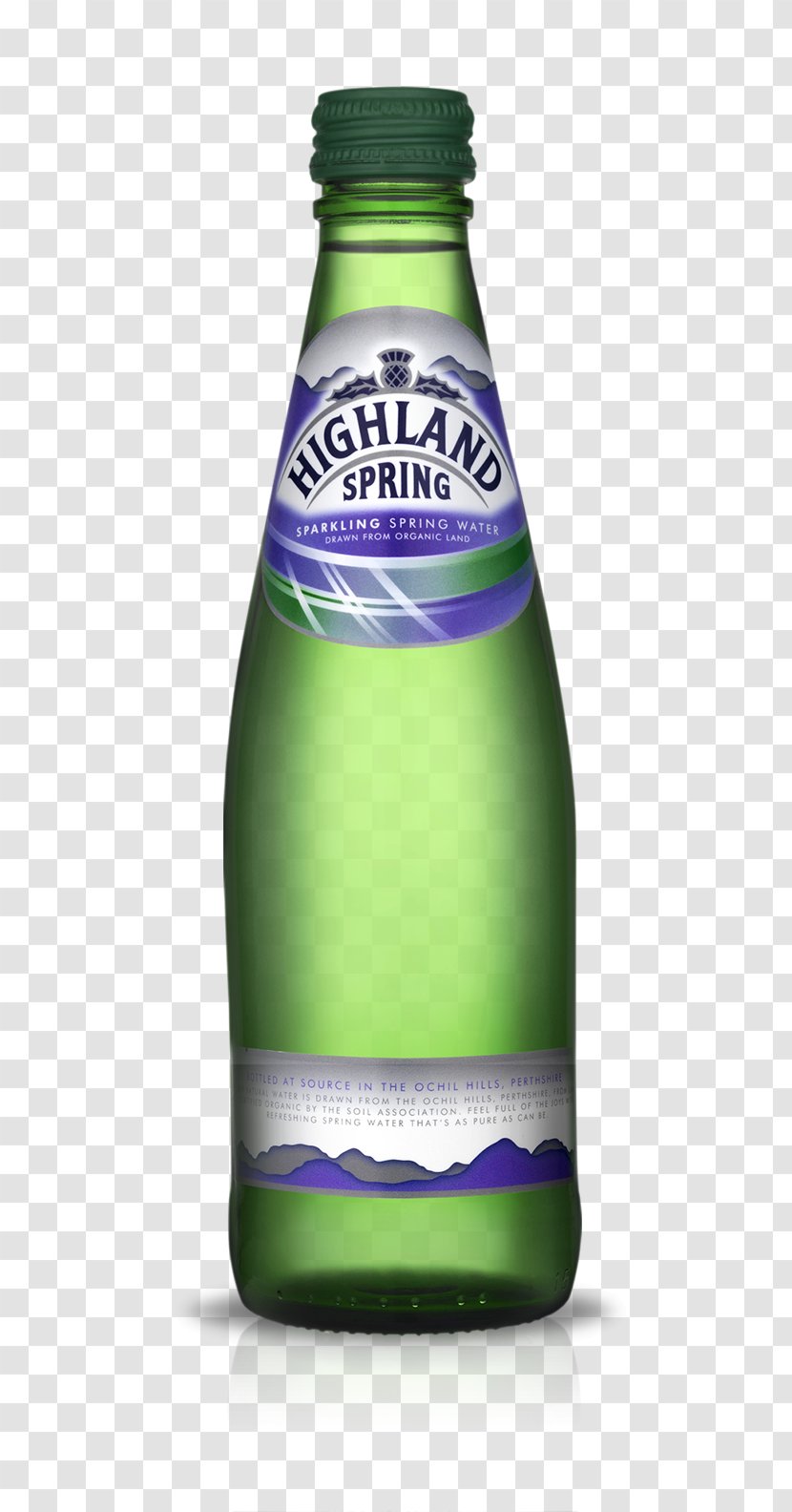 Mineral Water Carbonated Highland Spring Beer Glass Bottle - Liquid - Bottles Transparent PNG
