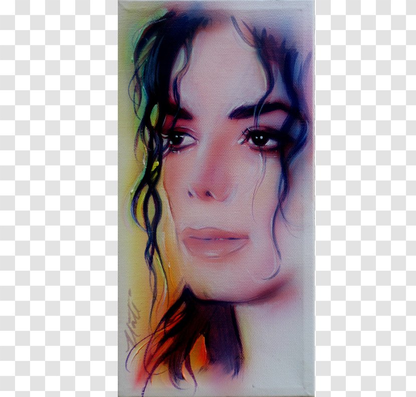 Portrait Eyebrow Hair Coloring Close-up - Modern Art - Micheal Jackson Transparent PNG