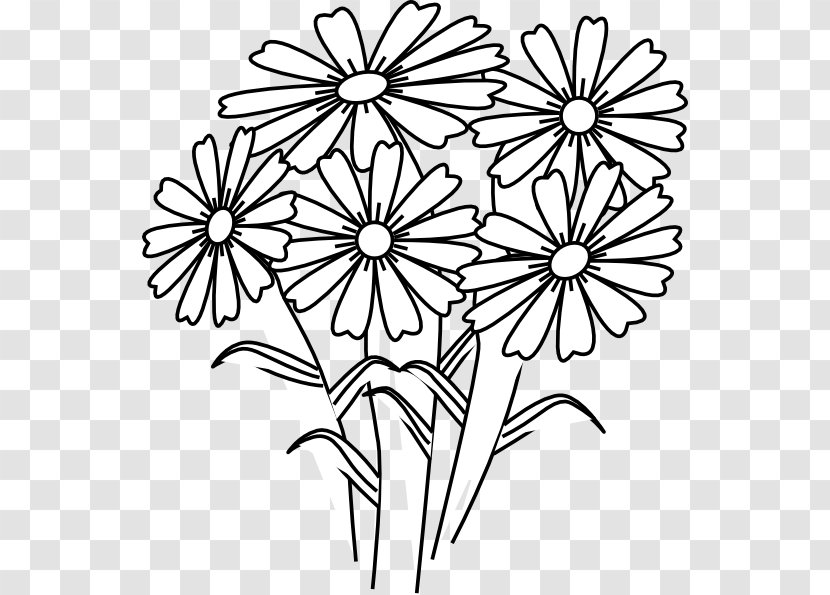 Coloring Book Flower Child Adult - Flowering Plant Transparent PNG