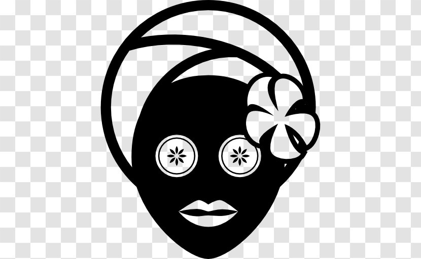 Facial Day Spa Massage - Monochrome Photography - Mask Transparent PNG