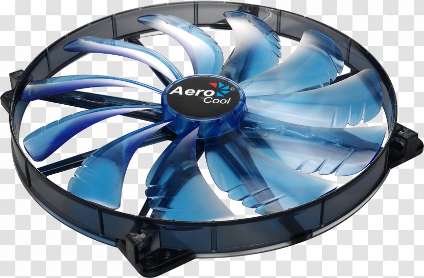 AeroCool Silent Master 200mm LED Case Fan Computer Cases & Housings System Cooling Parts - PC Race Transparent PNG