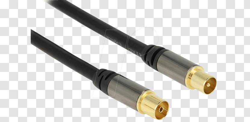 Coaxial Cable Television DeLOCK - Wire - Aerial Electrical CableUhf Connector Transparent PNG