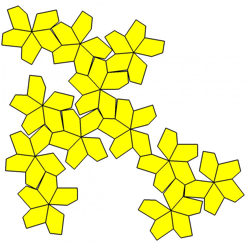 Pentagonal Hexecontahedron Net Snub Dodecahedron Deltoidal - Face Transparent PNG