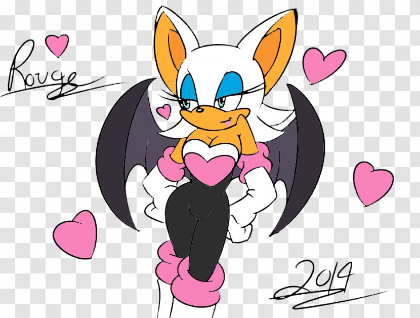 Rouge The Bat DeviantArt Drawing - Watercolor - Tree Transparent PNG