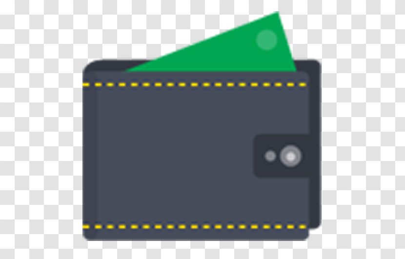 Black MacOS Apple Wallet - Yellow Transparent PNG