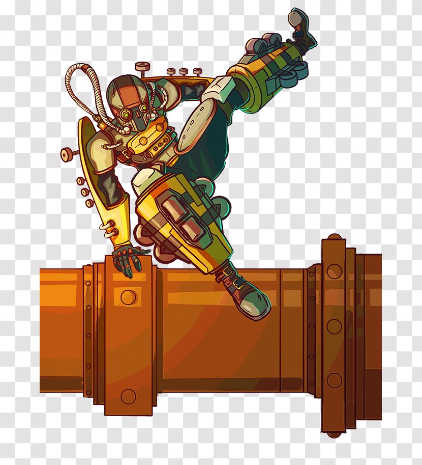 Animated Cartoon Weapon Character - Art Transparent PNG