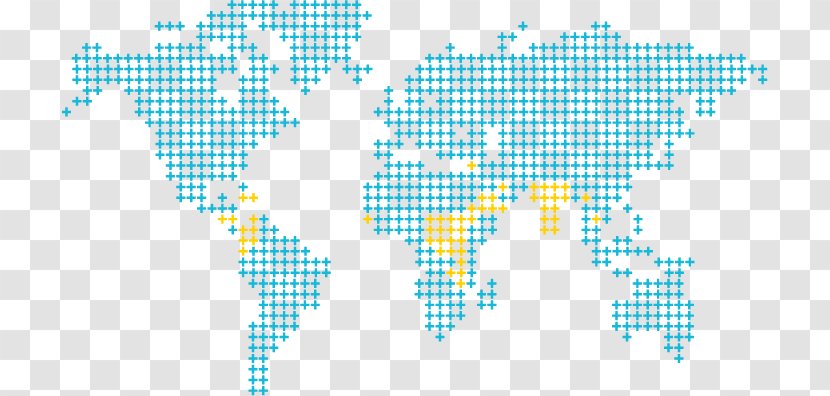 United States World Map Business Distribution - Aqua - Latin America Transparent PNG