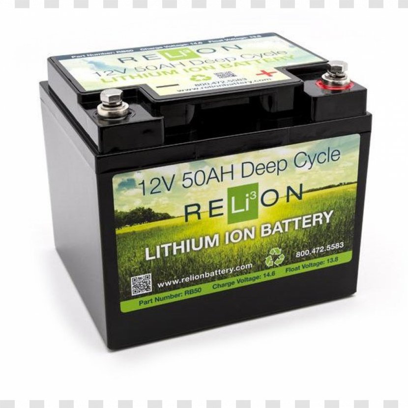 Lithium Battery Lithium-ion Electric Iron Phosphate - Volt - Automotive Transparent PNG