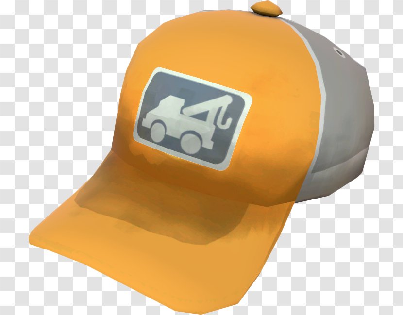 Baseball Cap - Orange - Hat Transparent PNG