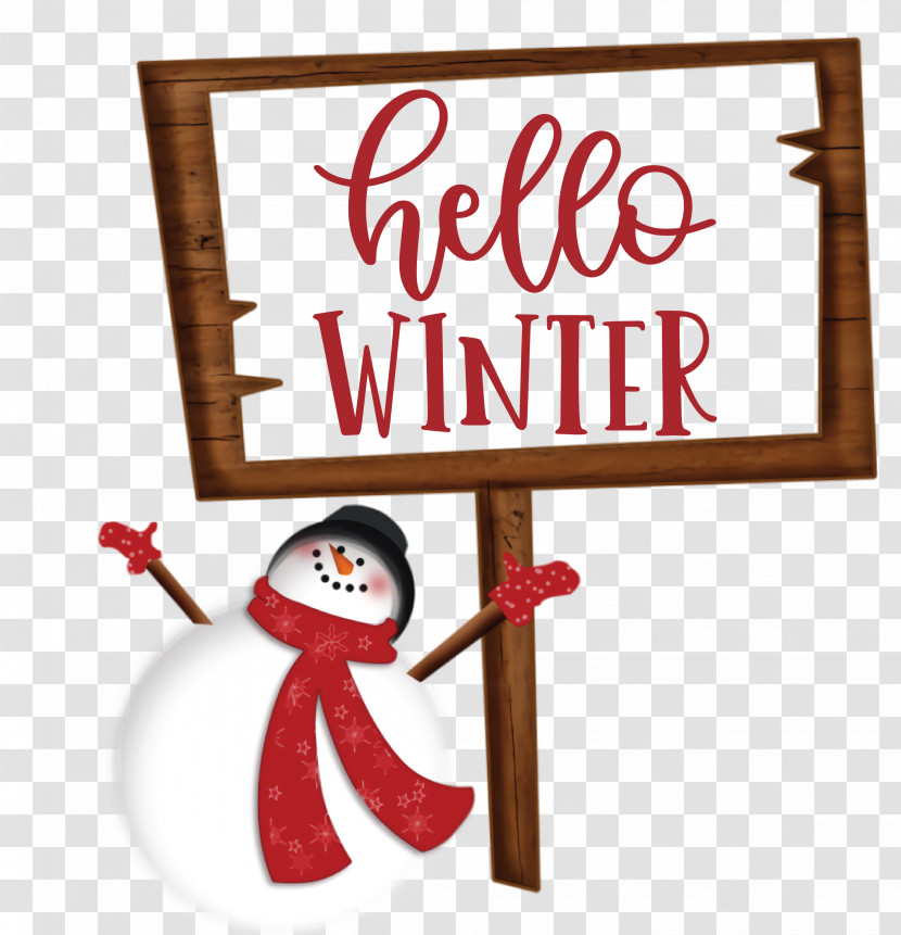 Hello Winter Winter Transparent PNG