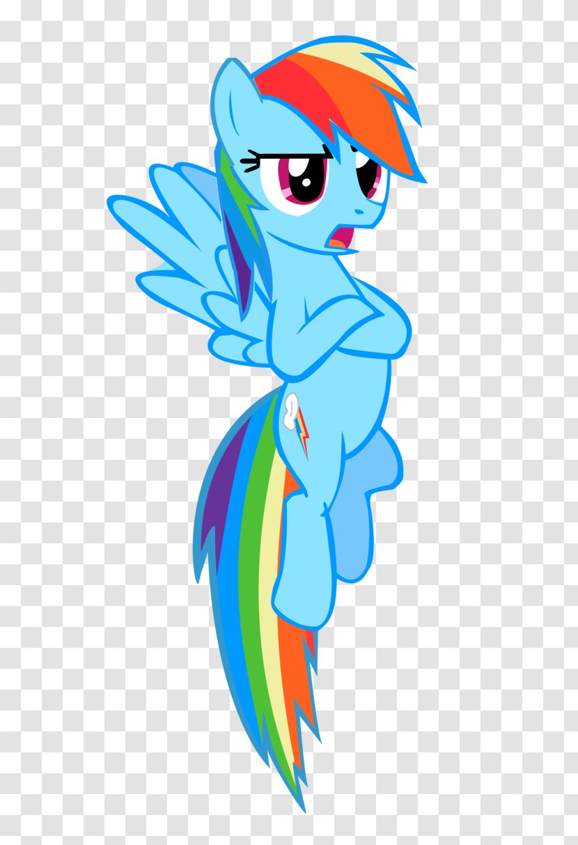 Rainbow Dash Pony - Heart - Vector Transparent PNG
