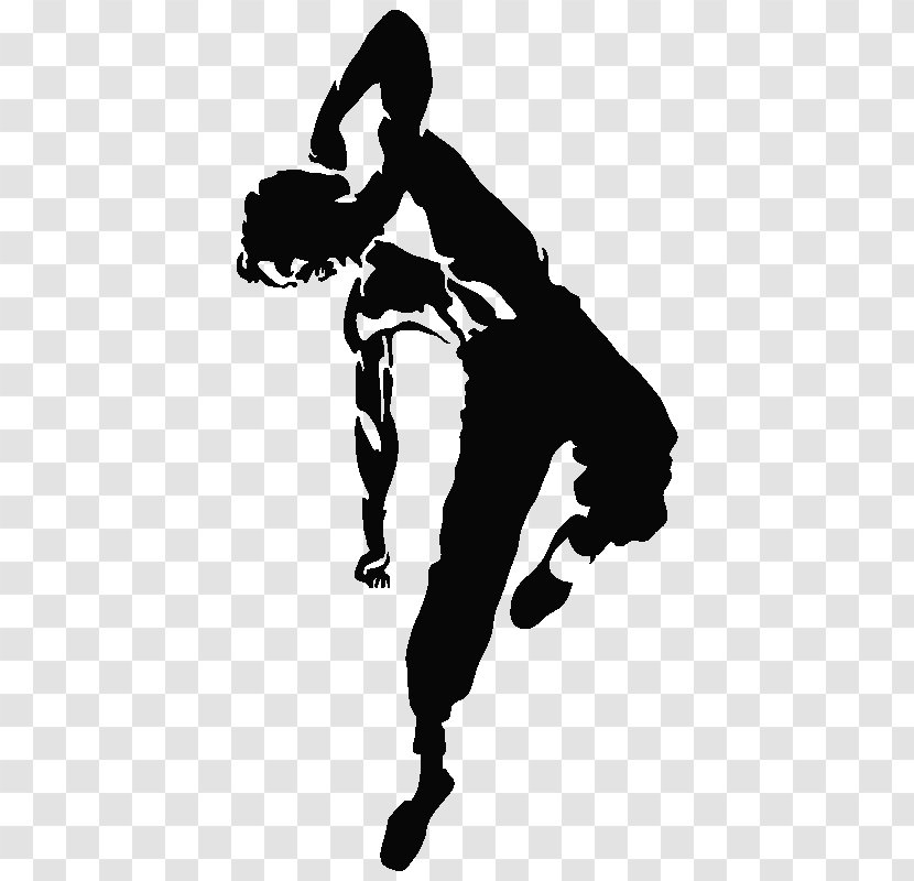 Silhouette Sticker Wall Decal - Monochrome Photography - Cartoon Bruce Lee Transparent PNG