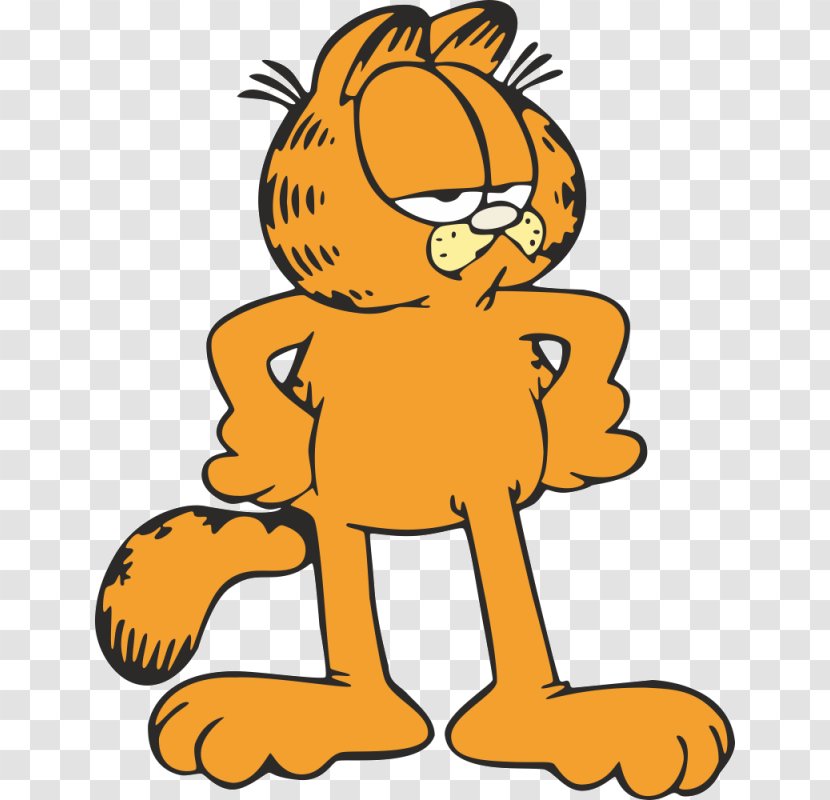 Garfield Clip Art Odie Image - Tail - Fictional Character Transparent PNG