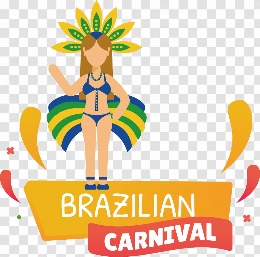 Logo Cartoon Carnaval Brasileiro Martial Arts Transparent PNG