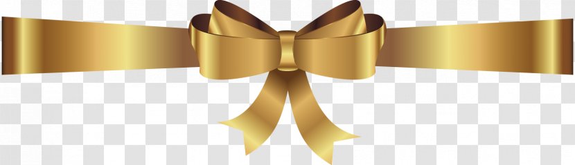 Gold Icon - Designer - Vector Hand-drawn Bow Transparent PNG