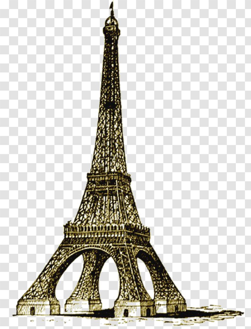Eiffel Tower Art Printing - Spire Transparent PNG